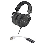 Beyerdynamic DT 990 PRO Black Edition 250 Ohms (Edition Limitée) + Real Cable i-DAC 192 kHz - Noir