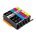 Pack of 5 PGI-530/CLI-531 BK/C/M/Y ink cartridges.