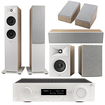 JBL MA710 Blanc + JBL Pack Stage V2 260F Latte 5.0.2 Atmos