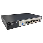 Switch TEXTORM 8 porte 2,5 GbE 4 porte PoE+ e 4 porte PoE++ con SFP+ 10G .