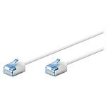 Goobay Cavo RJ45 Slim Cat 6e U/FTP 15 m (Bianco) .