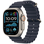 Apple Watch Ultra 2 GPS + Cellular 49mm Titanio Natural Ocean Band.