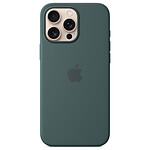 Apple Silicone Case with MagSafe Lake Green Apple iPhone 16 Pro Max.