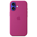 Funda de silicona Apple con MagSafe Fucsia Apple iPhone 16.