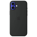 Funda de silicona Apple con MagSafe Negra Apple iPhone 16 Plus.