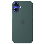 Apple Silicone Case with MagSafe Lake Green Apple iPhone 16 Plus.