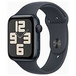 Apple Watch SE GPS (2024) 44 mm Aluminium Midnight Sport Band S/M .