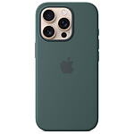 Funda de silicona con MagSafe Apple iPhone 16 Pro verde lago.