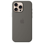 Funda de silicona Apple con MagSafe Gris Mineral iPhone 16 Pro Max.