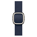 Apple Bracelet Boucle Moderne Bleu Intense 42 mm - L