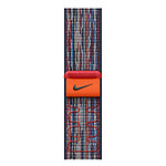 Apple Boucle Sport Nike Bleu/Rouge pour Apple Watch 42 mm