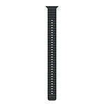 Apple Bracelet Extension Ocean Noir Finition Titane Naturel pour Apple Watch 49 mm