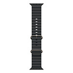 Apple Ocean Strap Black Natural Titanium Finish for Apple Watch 49 mm