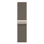 Apple Bracelet Milanais Naturel pour Apple Watch 42 mm