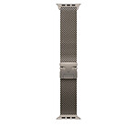 Bracciale Apple Milanese in titanio naturale 49 mm - Small .