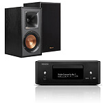 Denon RCD-N12DAB Noir + Klipsch R-51M