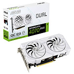 ASUS Dual GeForce RTX 4070 SUPER EVO White OC Edition 12GB GDDR6X.