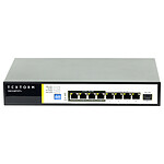 Conmutador TEXTORM 8 puertos 2,5 GbE 4 puertos PoE+ y 4 puertos PoE++ con SFP+ 10G .