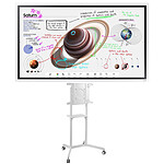Samsung Flip 4 WM55B + Neomounts NS-M1250WHITE Samsung Flip 4 WM55B + Neomounts NS-M1250WHITE