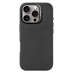 DECODED Coque en cuir pour iPhone 16 Pro Noir