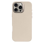 DECODED Coque en cuir pour iPhone 16 Pro Max Beige