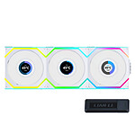 Lian Li Uni Fan SL Wireless LCD 120 (white) - Pack of 3 .