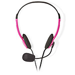 Nedis Portable Stereo Headset (Rose)