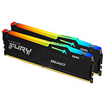 Kingston FURY Beast RGB 16GB (2 x 8GB) DDR5 6000 MHz CL30.