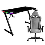 Mars Gaming Desk Bundle (Black) .