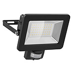 Goobay 50 W LED outdoor spotlight with motion detector (Black).