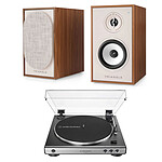 Triangle Borea BR02 CONNECT Oak + Audio-Technica AT-LP60XUSB Grey .