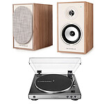 Triangle Borea BR02 CONNECT Chêne Clair + Audio-Technica AT-LP60XUSB Gris