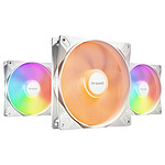Ventilateurs PC Be Quiet! Light Wings 140mm PWM Triple Pack - 3 Ventilos ARGB, 7 Pales, Flux D'Air Élevé, Hub Inclus, 23.3 DB Silencieux