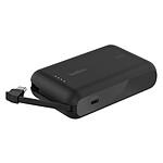 Belkin 10K 20W Batteria Esterna con Cavo USB-C Integrato (Nero).