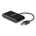 StarTech.com Hub USB-A 2.0 portable - Noir