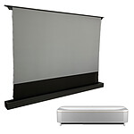 Epson EH-QS100W White + Oray ALR Series 2 Motorised Upscaling 120".