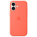 Apple Silicone Case with MagSafe Tangerine Apple iPhone 16