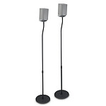 Hama Supporti per diffusori regolabili in altezza Nero .