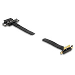 Câble Riser PCIe 5.0 X16 Flexible - 20cm - Pour GPU Monté Verticalement - Compatible RTX4090, RX8900