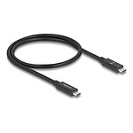 DeLock Câble USB 4 USB-C vers USB-C 80 Gbps avec Power Delivery 240 W - M/M - 1 m
