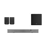 Klipsch Flexus Core 100 Sound Bar - Walnut + Flexus Surrounds 100 + Flexus Sub 100 .