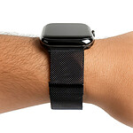 Band Band Bracelet à maille milanaise Noir 42 mm