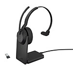 Jabra Evolve2 55 Link390a UC Mono avec base de chargement (USB)