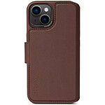 DECODED Leather case for iPhone 14 Plus Brown