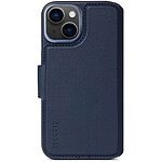 DECODED Etui en cuir pour iPhone 14 Plus Bleu