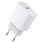 Akashi Chargeur Secteur USB-C 25W (Blanc)