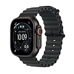 Apple Watch Ultra 3 GPS + Cellular 49 mm Titane Noir Bracelet Océan Noir