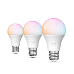Philips Hue Ampoule connectée Essential E27 A60 8 W Bluetooth x 3