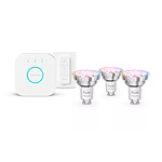 Philips Hue White Ambiance Kit de démarrage Essential GU10 4.7 W Bluetooth x 3 Philips Hue White Ambiance Kit de démarrage Essential GU10 4.7 W Bluetooth x 3
