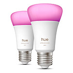 Philips Hue White and Color Ambiance E27 A60 6 W Bluetooth x 2 Philips Hue White and Color Ambiance E27 A60 6 W Bluetooth x 2